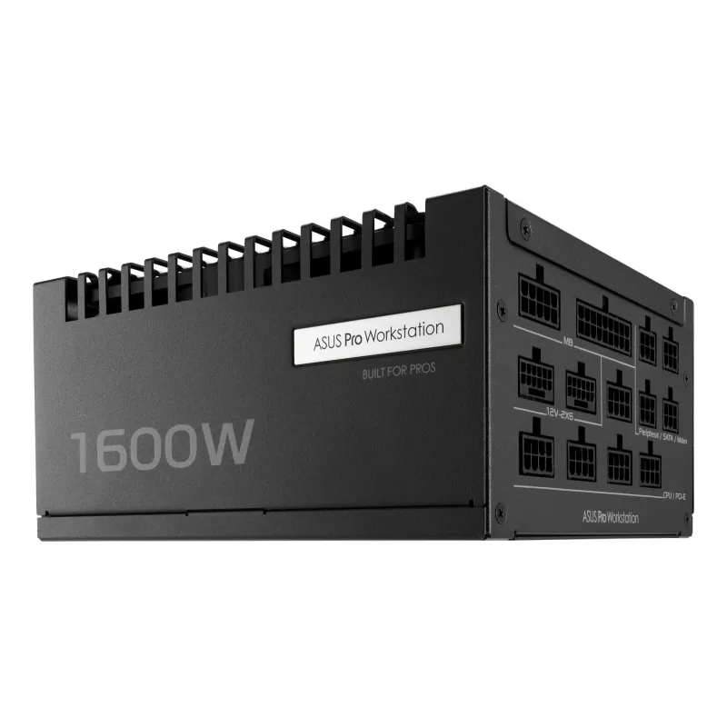 ASUS Pro WS 1600W Platinum toiteplokk 20+4 pin ATX ATX Must