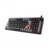 Klaviatuur MSI Forge GK110 — Täissuuruses (100%), USB-juhtmega, QWERTY USA inglise, membraan, RGB-taustvalgustus, 97 klahvi, must