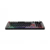 Klaviatuur MSI Forge GK110 — Täissuuruses (100%), USB-juhtmega, QWERTY USA inglise, membraan, RGB-taustvalgustus, 97 klahvi, must