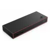 Dokkimisjaam Lenovo ThinkPad USB4 Dock 5000 — juhtmega Thunderbolt 4, 65 W PD, 3840×2160, HDMI, 4× USB-A, Gigabit Ethernet, must
