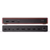 Dokkimisjaam Lenovo ThinkPad USB4 Dock 5000 — juhtmega Thunderbolt 4, 65 W PD, 3840×2160, HDMI, 4× USB-A, Gigabit Ethernet, must