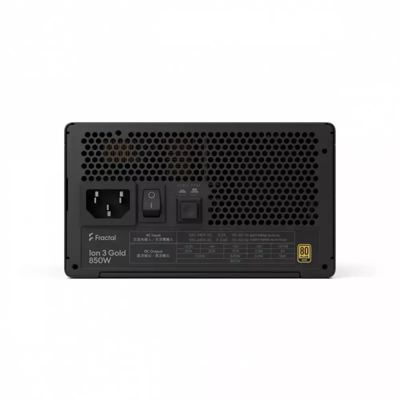 Toiteplokk Fractal Design FDE Ion 3 GOLD 850W 80+ Gold, must