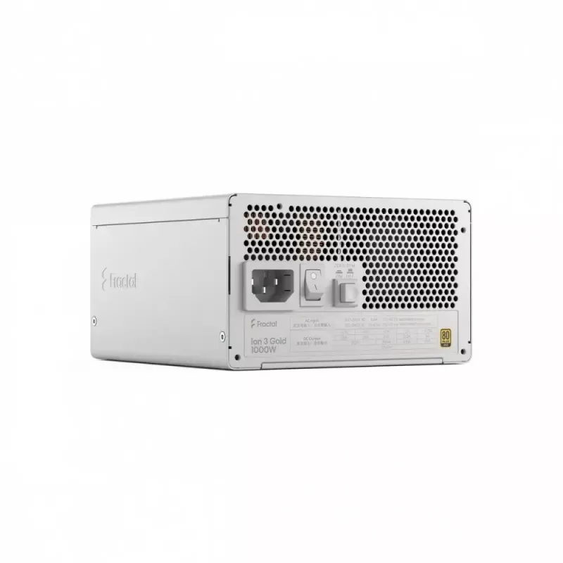 Toiteplokk fractal design FDE Ion 3 GOLD 1000W 80+ GOLD Valge — 1000 W, 80+ Gold tõhusus, ATX
