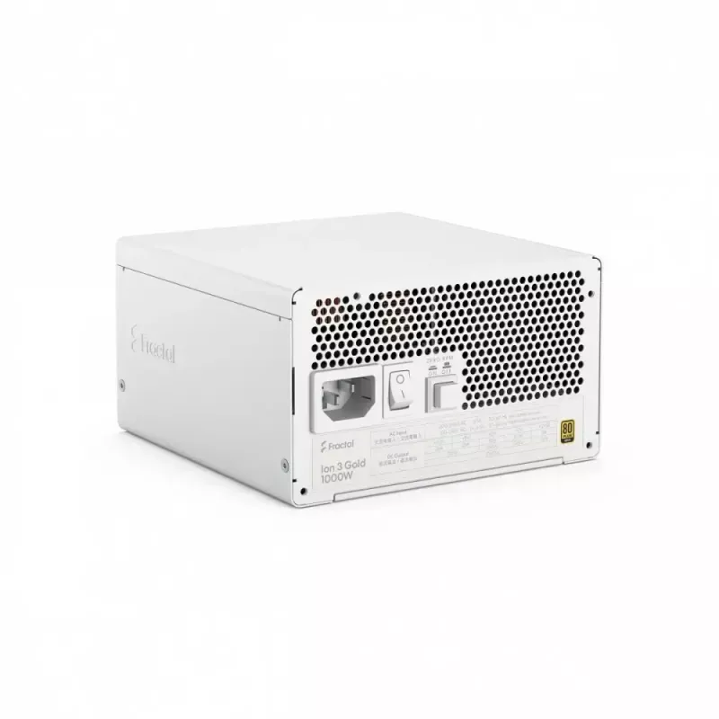 Toiteplokk fractal design FDE Ion 3 GOLD 1000W 80+ GOLD Valge — 1000 W, 80+ Gold tõhusus, ATX