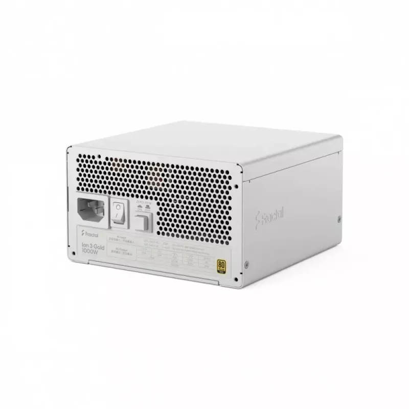 Toiteplokk fractal design FDE Ion 3 GOLD 1000W 80+ GOLD Valge — 1000 W, 80+ Gold tõhusus, ATX