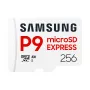 microSDXC mälukaart Samsung P9 Express 256 GB — UHS-I, lugemine 800 MB/s, V30, U1, vastupidav