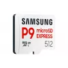 microSDXC-mälukaart Samsung P9 Express 512 GB, UHS-I, lugemine 800 MB/s, V30, U1, valge