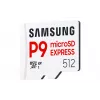 microSDXC-mälukaart Samsung P9 Express 512 GB, UHS-I, lugemine 800 MB/s, V30, U1, valge