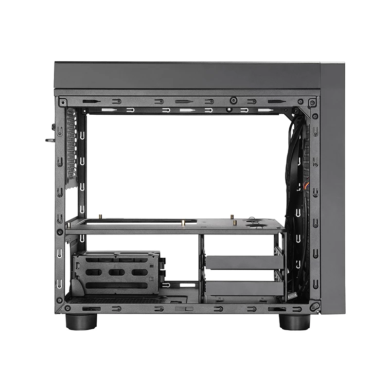 Computer case CHIEFTEC CI-03B-OP Cube Must — Cube form factor, supports Micro ATX/Mini-ITX, 2x3.5 inch + 2x2.5 inch, 1x200 mm front fan