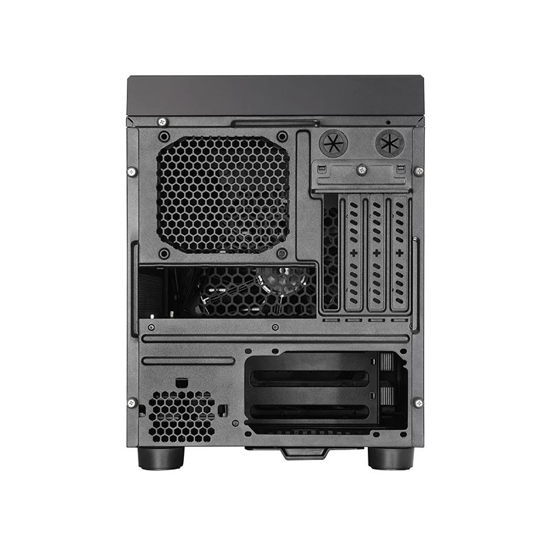 Computer case CHIEFTEC CI-03B-OP Cube Must — Cube form factor, supports Micro ATX/Mini-ITX, 2x3.5 inch + 2x2.5 inch, 1x200 mm front fan