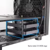 Computer case CHIEFTEC CI-03B-OP Cube Must — Cube form factor, supports Micro ATX/Mini-ITX, 2x3.5 inch + 2x2.5 inch, 1x200 mm front fan