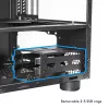 Computer case CHIEFTEC CI-03B-OP Cube Must — Cube form factor, supports Micro ATX/Mini-ITX, 2x3.5 inch + 2x2.5 inch, 1x200 mm front fan