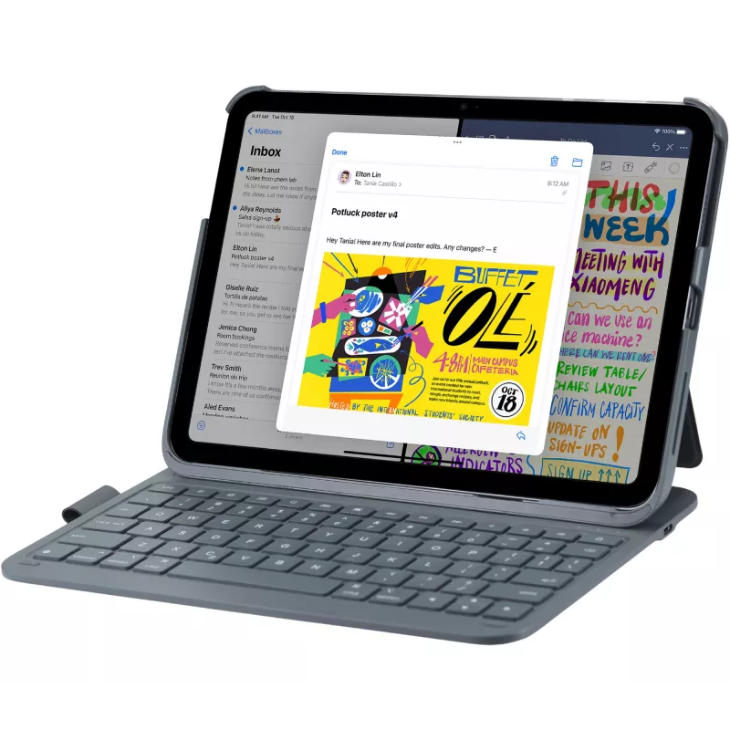 DEQSTER õhuke PRO klaviatuur 10.9 inch/11 inch QWERTZ German Mechanical Wireless