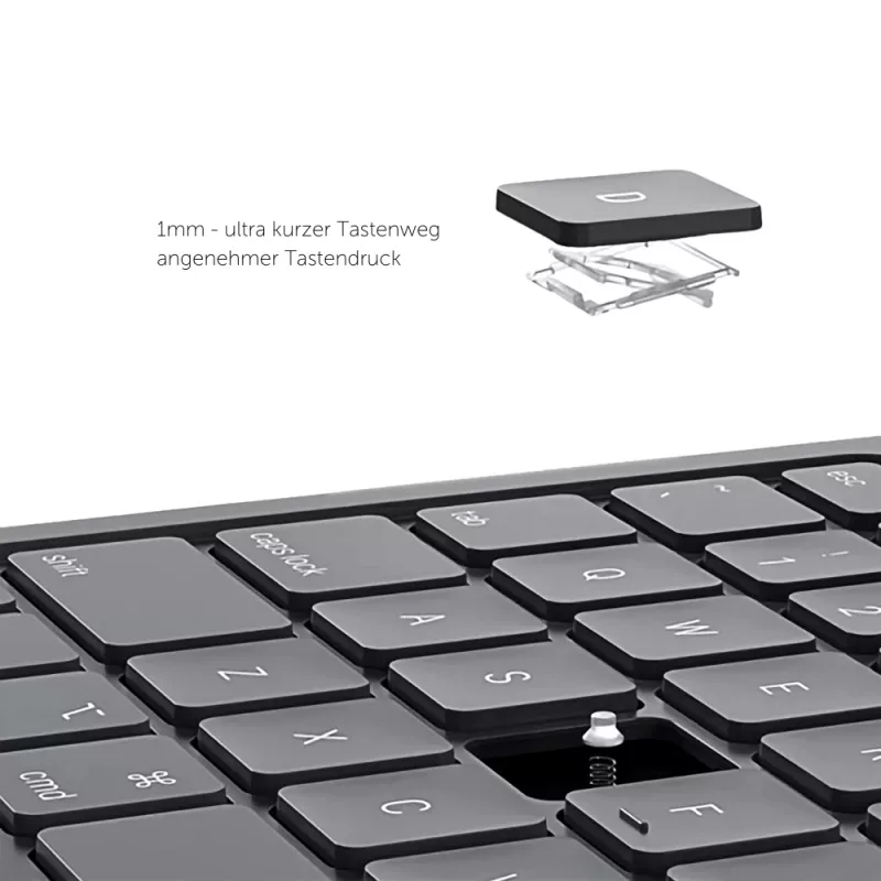 DEQSTER õhuke PRO klaviatuur 10.9 inch/11 inch QWERTZ German Mechanical Wireless