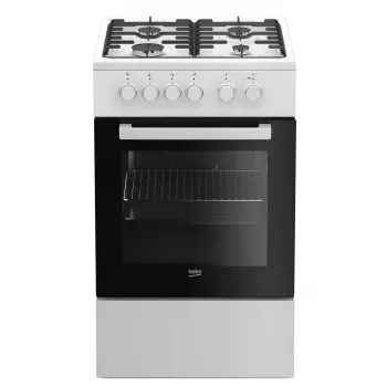 Beko FSS52020DW Vabaltseisev pliit Elektriline Gaas Valge