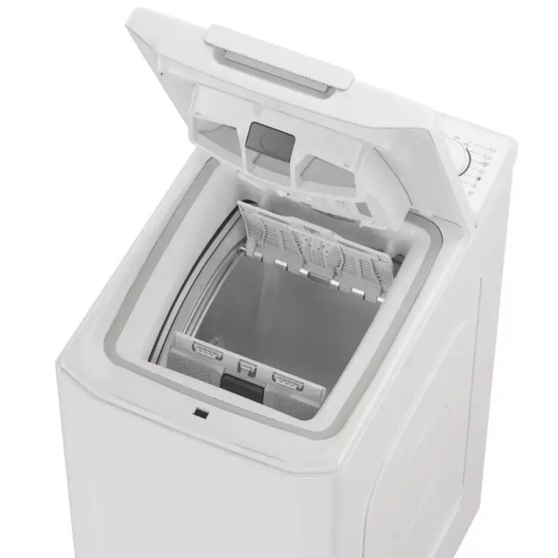 Pealtlaetav pesumasin CANDY TCA283D2-S, 8 kg, 1200 p/min, 410×600×860 mm, valge