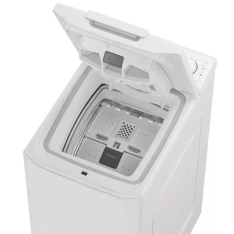 Pealtlaetav pesumasin CANDY TCA283D2-S, 8 kg, 1200 p/min, 410×600×860 mm, valge