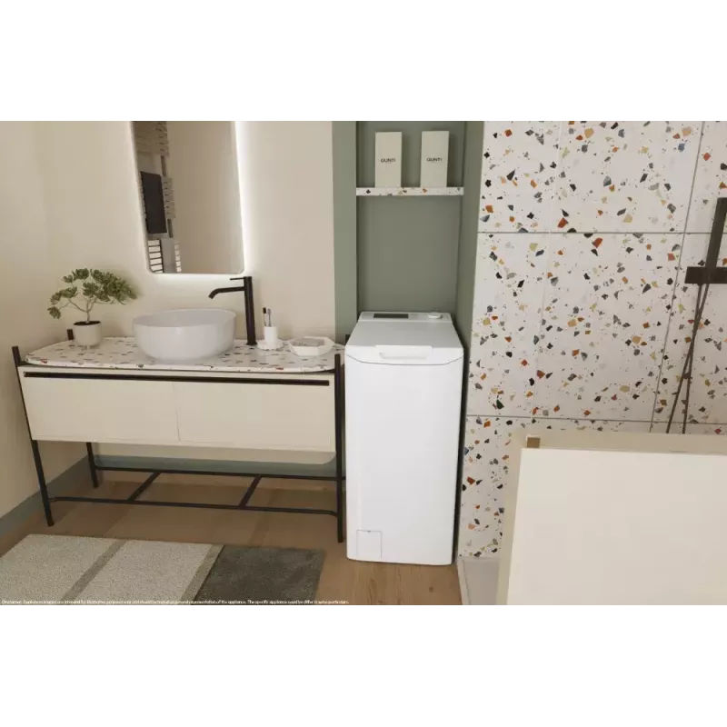 Pealtlaetav pesumasin CANDY TCA283D2-S, 8 kg, 1200 p/min, 410×600×860 mm, valge