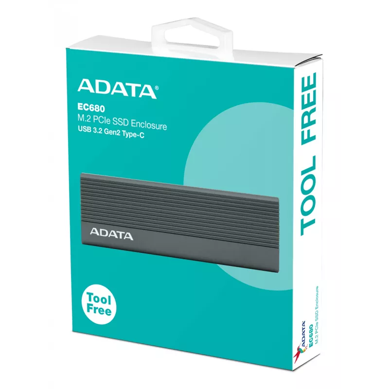 SSD-korpus ADATA EC680 hall M.2 USB USB-C PCIe