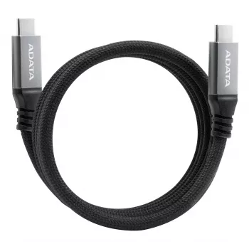 USB C - USB C andmekaabel ADATA CACCU3-100W-100AN-BK — USB 3.2 Gen 2 (10 Gbit/s), 1 m, must