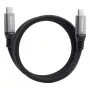 USB C - USB C andmekaabel ADATA CACCU3-100W-100AN-BK — USB 3.2 Gen 2 (10 Gbit/s), 1 m, must