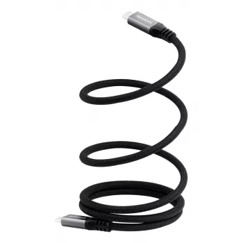 USB C - USB C andmekaabel ADATA CACCU3-100W-100AN-BK — USB 3.2 Gen 2 (10 Gbit/s), 1 m, must