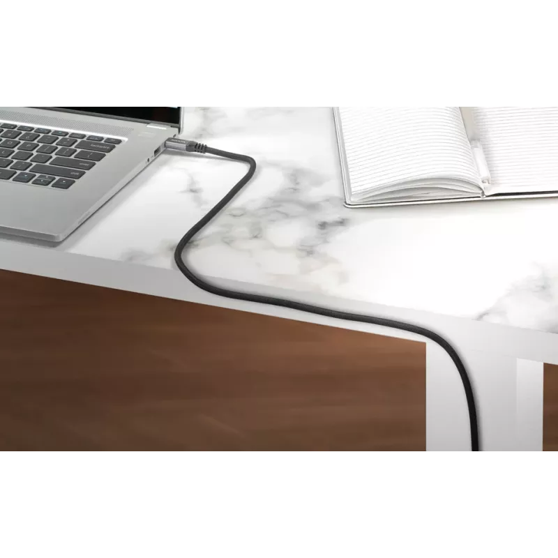 USB C - USB C andmekaabel ADATA CACCU3-100W-100AN-BK — USB 3.2 Gen 2 (10 Gbit/s), 1 m, must