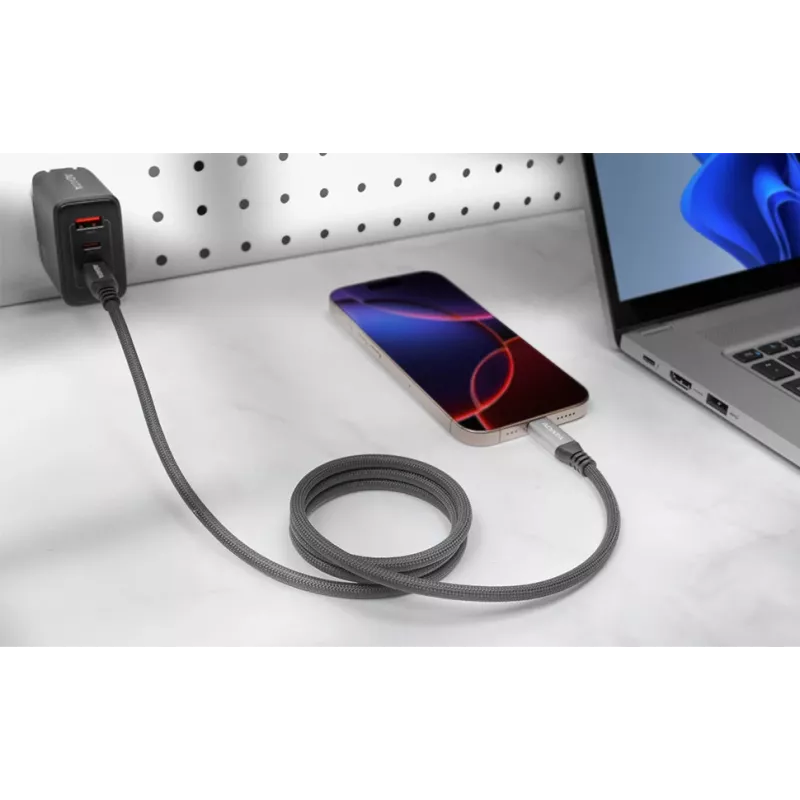 USB C - USB C andmekaabel ADATA CACCU3-100W-100AN-BK — USB 3.2 Gen 2 (10 Gbit/s), 1 m, must