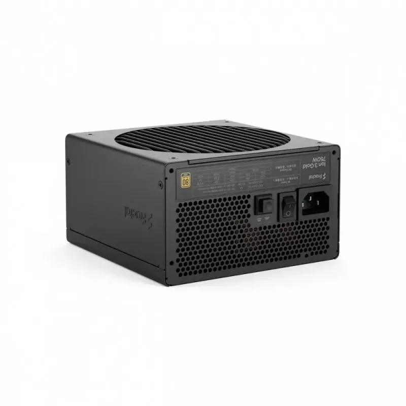 Toiteplokk fractal design FDE Ion 3 GOLD 750W 80+ GOLD Must, modulaarne ATX, 750W väljund