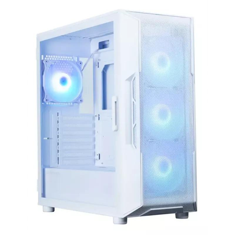 PC korpus ZALMAN i3 NEO ARGB V2 VALGE Midi Tower, karastatud klaas, 3x120 mm esiventilaatorit, toetab ATX/Mini-ITX