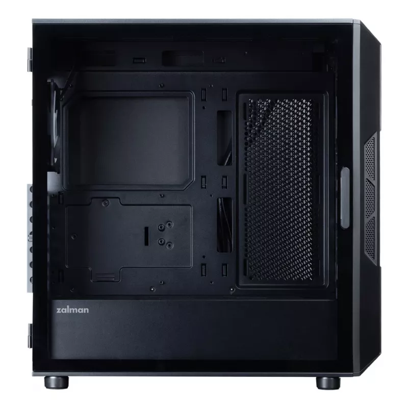 ZALMAN Mid Tower PC Case I3 NEO V2, must, 4x RGB ventilaatorit, ATX/microATX tugi