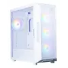 Arvutikorpus Zalman I3 NEO V2 VALGE Midi Tower, ATX/Mini-ITX, karastatud klaas, 3x120mm esiventilaatorid, USB 3.2 Gen1