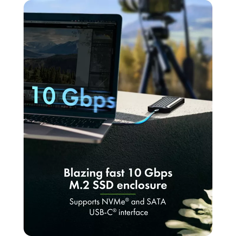 Lisatarvik: icybox IB-1827MCP-C31 M.2 NVMe ja SATA kahe pesaga adapter