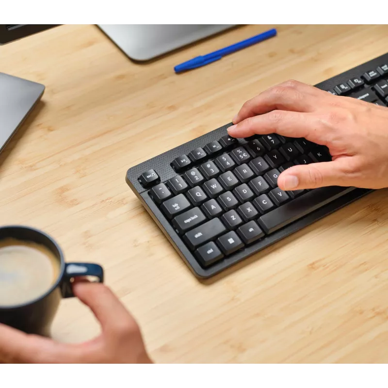 Trust Ody II klaviatuur kontorisse RF-juhtmevaba QWERTY USA inglise must
