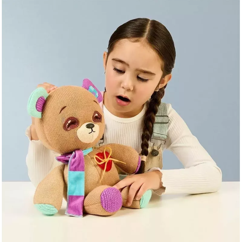 Plüüsist interaktiivne maskott Cobi Thready Bear – liikumisanduriga mänguasi heli ja anduritega