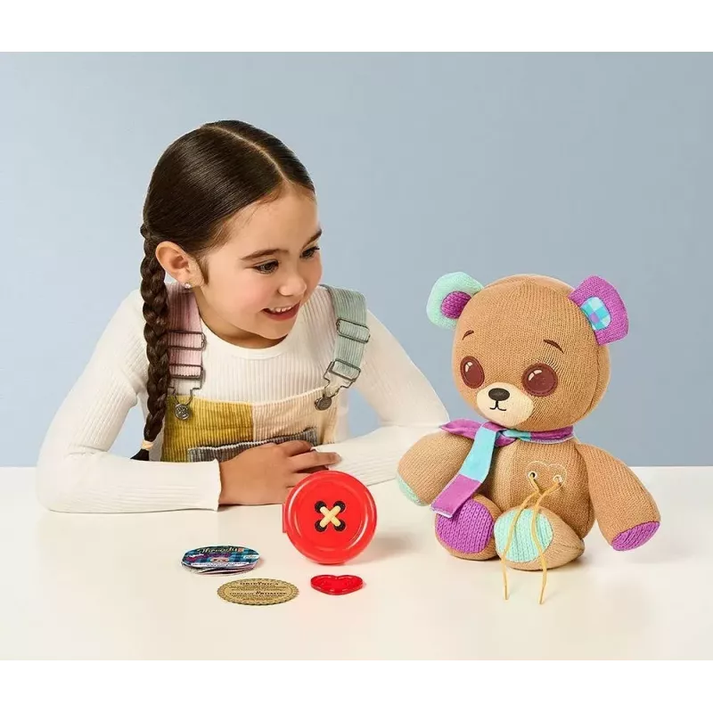 Plüüsist interaktiivne maskott Cobi Thready Bear – liikumisanduriga mänguasi heli ja anduritega