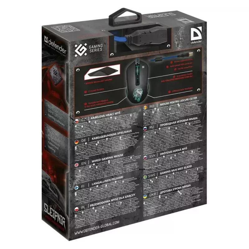 Hiir Defender GM-927 Sleipnir optiline 12800 dpi 6 nuppu