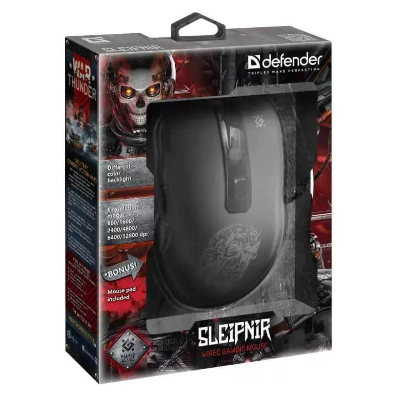 Hiir Defender GM-927 Sleipnir optiline 12800 dpi 6 nuppu
