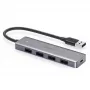 UGREEN 50985 USB-jaotur (4× USB 3.2 Gen 1 tüüp-A, 5 Gb/s, hõbedane)