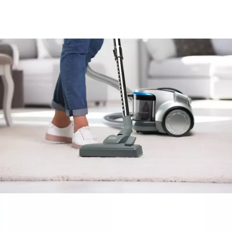 Silindertolmuimeja Black & Decker BXVML700E — 700 W, 2 L tolmumahutavus, tsüklonfiltratsioon, EPA filter, kummirattad