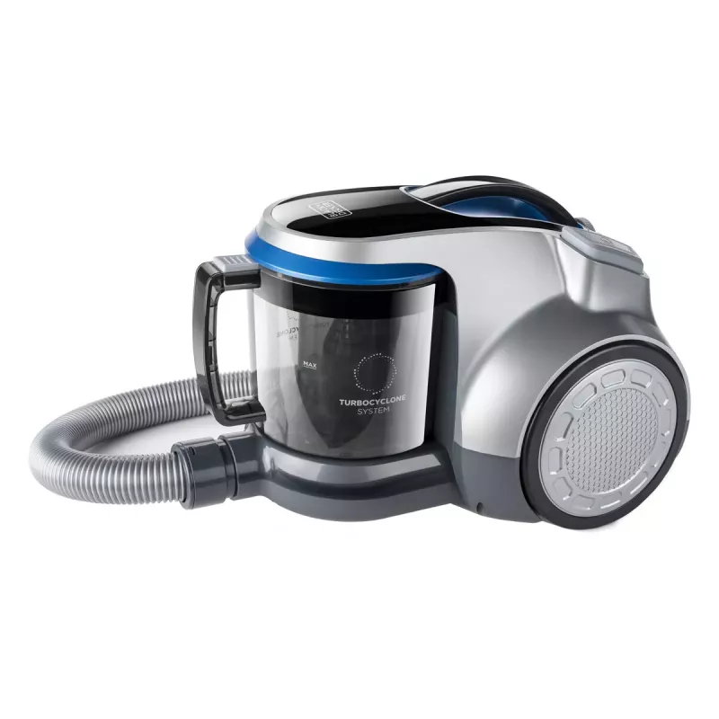 Silindertolmuimeja Black & Decker BXVML700E — 700 W, 2 L tolmumahutavus, tsüklonfiltratsioon, EPA filter, kummirattad