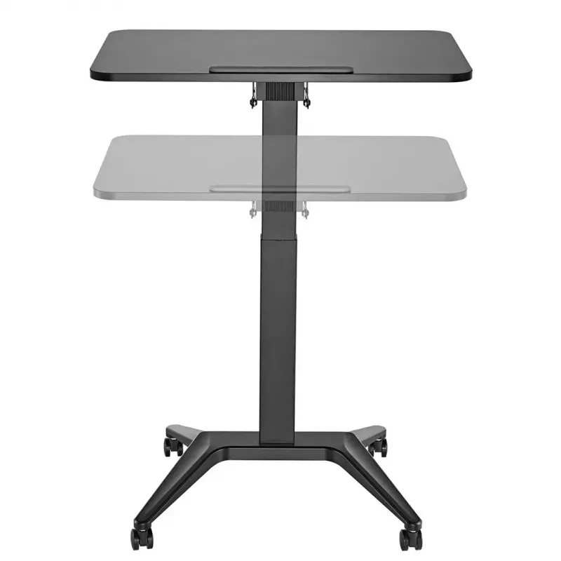 Mobiilne sülearvutilaud MACLEAN MC-453B pneumaatilise kõrguse reguleerimisega, max kõrgus 109 cm, 8 kg kandevõime