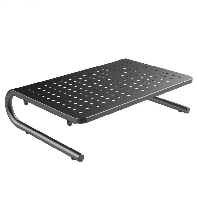 Sülearvuti monitori alus MACLEAN MC-948 13–32-tollistele ekraanidele, reguleeritav kõrgus ja nurk, must, 370×235×100 mm, 20 kg kandevõime