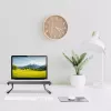 Sülearvuti monitori alus MACLEAN MC-948 13–32-tollistele ekraanidele, reguleeritav kõrgus ja nurk, must, 370×235×100 mm, 20 kg kandevõime