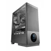 TACENS arvutikorpus 2SAGITTA20 Midi Tower, karastatud klaas, ATX/Micro-ITX/Mini-ITX, 1x3,5 tolli + 2x2,5 tolli, LED, ventilaatorid kaasas