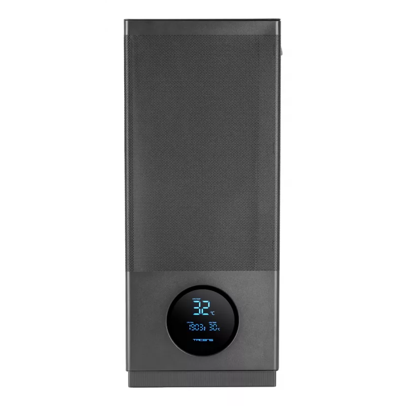 TACENS arvutikorpus 2SAGITTA20 Midi Tower, karastatud klaas, ATX/Micro-ITX/Mini-ITX, 1x3,5 tolli + 2x2,5 tolli, LED, ventilaatorid kaasas
