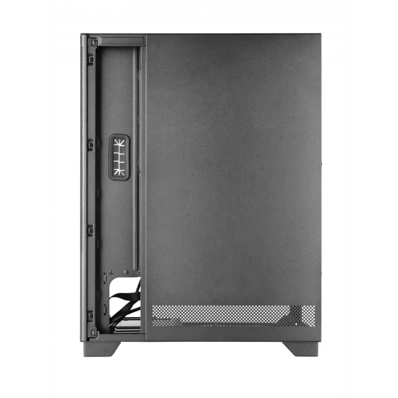 TACENS arvutikorpus 2SAGITTA20 Midi Tower, karastatud klaas, ATX/Micro-ITX/Mini-ITX, 1x3,5 tolli + 2x2,5 tolli, LED, ventilaatorid kaasas