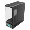 PC-korpus TACENS Mars Gaming MCLCDPRO Midi Tower — Must, IPS 7.2-tolline ekraan, alumine toiteplokk, ATX/Micro‑ATX/Mini‑ITX tugi