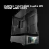 PC-korpus TACENS Mars Gaming MCLCDPRO Midi Tower — Must, IPS 7.2-tolline ekraan, alumine toiteplokk, ATX/Micro‑ATX/Mini‑ITX tugi