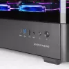PC-korpus TACENS Mars Gaming MCLCDPRO Midi Tower — Must, IPS 7.2-tolline ekraan, alumine toiteplokk, ATX/Micro‑ATX/Mini‑ITX tugi